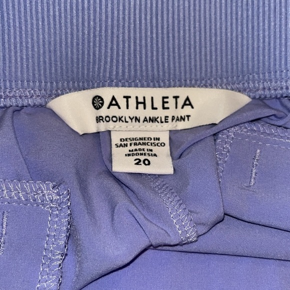 Athleta Womens Brooklyn Ankle Pant #198671 Victorian Periwinkle | size 20 - Picture 5 of 6